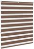 vidaXL Doppelrollo Braun 125x150 cm Stoffbreite 120,9 cm Polyester 4014344 Bild 4