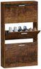 vidaXL Schuhschrank Räuchereiche 59x17x108 cm Holzwerkstoff 342531 Bild 4