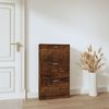 vidaXL Schuhschrank Räuchereiche 59x17x108 cm Holzwerkstoff 342531 Bild 3