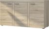 AX LIVING Sideboard Wohnzimmer Spacoro 3T – Modern in Eiche Sonoma Bild 2