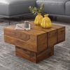 Wohnling Beistelltisch Massivholz Wohnzimmertisch 44 x 44 x 30 cm Bild 4