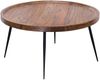 Wohnling Couchtisch FB51040 75 x 39 x 75 cm Sheesham Massivholz / Metall Sofatisch Bild 2