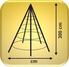 LED Tannenbaum Galaxy 300 480 ww LED,m.Aufstellmast Bild 3