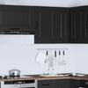 vidaXL Küchen-Hängeschrank Kalmar Schwarz Holzwerkstoff 853548 Bild 4