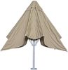 Gastronomie-Luxus-Sonnenschirm HWC-D20b, XXL-Schirm Marktschirm, 5x5m (Ø7,2m) Polyester/Alu 87kg ~ beige Bild 3