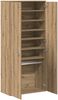 vidaXL Hochschrank Artisan-Eiche 80 x 39 x 178 cm Holzwerkstoff 3365571 Bild 5