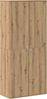 vidaXL Hochschrank Artisan-Eiche 80 x 39 x 178 cm Holzwerkstoff 3365571 Bild 2
