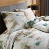 Fleuresse Aspen Biber Bettwäsche 135x200 Landschaft Bäume Rehe grün 434374-5 Bild 2