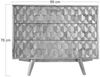 Kommode Akazie 88x42x75 natur lackiert MOSAYK #107 Bild 5