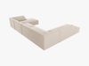 Micadoni Panorama-Ecksofa Ruby 7-Sitzer Links Samt Salvador Beige Bild 4