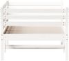 vidaXL Tagesbett ohne Matratze Weiß 80x200 cm Massivholz Kiefer 842867 Bild 5