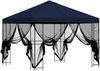 vidaXL Garten Pavillon mit Seitenwänden 3x3 m Blau 900343 Bild 4