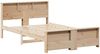 vidaXL Bettrahmen mit Kopfteil Braun 135 x 190 cm Holzwerkstoff 877242 Bild 4