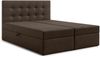 AX LIVING Boxspringbett Galata 140x200 Brown ohne Topper Bettkasten Komfortbett Bild 2