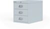 Bisley MultiDrawer™, 12er Serie, abschließbar, 3 Schubladen à H 87 mm, DIN A4, Farbe: lichtgrau Bild 2