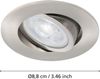 Eglo 99672 Einbauleuchte SALICETO-Z nickel-matt H:4,6 Ø:8,8cm rund, dimmbar 2700-6500K schwenkbar, mit Connect-Z Funktion Bild 4