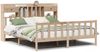 vidaXL Massivholzbett mit Regal ohne Matratze 180x200 cm Kiefernholz 3321749 Bild 2