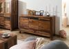 Sideboard Sheesham 140x45x80 dunkelbraun lackiert ANCONA #221 Bild 3