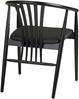 Esszimmerstuhl >Agustin< (1 stk) in Schwarz, Buchenholz, PU - 57x78x54cm (BxHxT) Bild 5