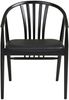 Esszimmerstuhl >Agustin< (1 stk) in Schwarz, Buchenholz, PU - 57x78x54cm (BxHxT) Bild 3