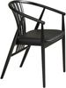 Esszimmerstuhl >Agustin< (1 stk) in Schwarz, Buchenholz, PU - 57x78x54cm (BxHxT) Bild 4