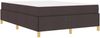 vidaXL Bettrahmen mit Matratze Dunkelbraun 160 x 200 cm Stoff 3398951 Bild 4