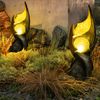 LED Solarleuchte, Flammen-Optik, Feuer-Effekt, Glas, H 36 cm Bild 5