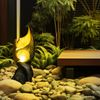LED Solarleuchte, Flammen-Optik, Feuer-Effekt, Glas, H 36 cm Bild 3