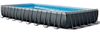 Intex 'Frame Swimming Pool Set Ultra Quadra XTR', anthrazit, 975 x 488 x 132 cm, inkl. Sandfilteranlage Bild 3