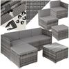 tectake Loungeset Rattan Lounge, (Set, 5-tlg), für 3 bis 4 Personen Bild 5