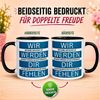 Momentals Tasse Wir werden dir fehlen - Abschiedsgeschenk Kollege Kollegin Kollegen, Gratis Versand · Links-&Rechtshänder · Spülmaschinenfest Bild 3