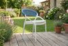 KAWOLA Gartenstuhl KISO Outdoor weiß mit Kissen Rückenlehne Rope dunkelblau 79 x 58 x 54 cm Bild 2