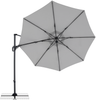 Doppler Sonnenschirm / Ampelschirm "LIFE 310 Side", hellgrau, Ø 310 cm Bild 2