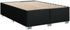 vidaXL Boxspringbett mit Matratze Schwarz 140x190 cm Stoff 3290492 Bild 5