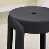 HOME DELUXE Hocker stapelbar NIVO – Schwarz, 2er Set Bild 2