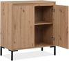 Kommode >Korsika< (BxHxT: 81x87x40 cm) in Dekor Artisan Oak - 81x87x40cm (BxHxT) Bild 5