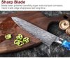 8 Inch Kochmesser extra scharf mit unikatem Holzgriff Das Allzweckmesser in der Küche Bild 5