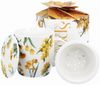 DUO Spring in bloom Becher 400 ml YELLOW FLOWERS mit Teesieb und Deckel, New Bone China Porzellan Bild 4