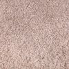 carpet city Shaggy Hochflor Teppich - Rund 200 cm - Sand-Beige - Langflor Wohnzimmerteppich - Einfarbig Uni Modern - Flauschig-Weiche Teppiche Schlafzimmer Deko Bild 3
