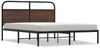 vidaXL Bettgestell ohne Matratze 150x200 cm Braun Eichen-Optik 4100309 Bild 2