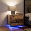vidaXL Nachttisch 2 pcs Altholz 50 x 39 x 41 cm Holzwerkstoff 863073 Bild 5