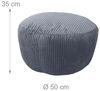 Relaxdays Pouf mit Cordbezug Bild 4