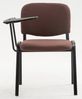CLP 4er Set Stuhl Ken mit Klapptisch Stoff-Bezug,braun Bild 2