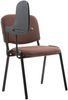 CLP 4er Set Stuhl Ken mit Klapptisch Stoff-Bezug,braun Bild 5