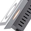 LED Wandleuchte, chrom, Glas klar, L 25 cm Bild 5