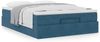 vidaXL Ottoman-Bett mit Matratze Dunkelblau 140x190 cm Samt 3311187 Bild 4