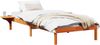 vidaXL Bettrahmen Wachsbraun 90 x 200 cm Massives Kiefernholz 873207 Bild 2