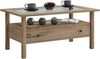 VCM Beistelltisch & Couchtisch Lingis 919077 Honig-Eiche H. 42 x B. 90 x T. 54 cm Bild 2