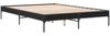 vidaXL Bettgestell Schwarz 140x200 cm Holzwerkstoff und Metall 845016 Bild 3