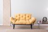 2-Sitzer-Schlafsofa, 'Nitta ', 85 x 70 x 155, Senf Bild 2